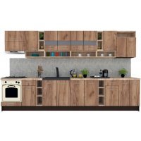 Bucatarie COSSY NEW 400 Wenge / Decor K004